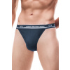 Cornette Jeansové pánske tangá Cornette String High Emotion SK, Veľkosť XXL, Farba jeans