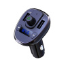 FM Bluetooth vysielač XO (BCC05) 2x USB 3A, 18W, AUX, MP3, čierny