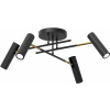 Luminex Stropní svítidlo Axion 4323 4x8W GU10 černo/zlaté