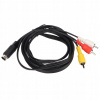 ADAPTÉR DIN 9 PIN NA 3 RCA 1,8 M
