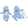 Sada do pôrodnice 5D, body, polodupačky, kabátik, čiapočka, rukavičky - modrá Z&Z
