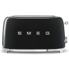 Smeg TSF02BLEU Hriankovač na 4 toasty 50's Style čierny