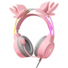 Herné slúchadlá ONIKUMA X15Pro Pink/Deer Horns
