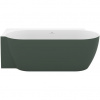 Ravak Freedom Corner II Tec Vaňa 175 × 86 cm, ľavá, Grey Green/biela CC91200000