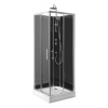 Aqualine GRANVIK štvorcový sprchový box 800x800x2180mm, číre sklo GG80X80