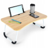 Stolík pod LAPTOP raňajkový tablet na raňajky do postele, veľký podnos, XL