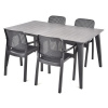 HECHT SAMANA SET GRAPHITE 4 Set záhradného nábytku