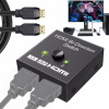 HDMI prepínač 2.0 2x1 Splitter 1x2 Rozdeľovač 4K/60 Hz + 1 m Kábel HDMI