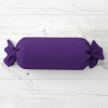 Biante Vankúš valec bonbon Rongo RG-082 Tmavo fialový 15x80 cm