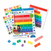 Dlaždice na matematiku Zlomky Learning Resources LER 0615 (dúha)