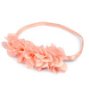 Stoklasa Pružná čelenka do vlasů s květy - 2 lososová světlá