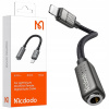 Audio adaptér Lightning pre Mini Jack ženský konektor 3.5 mm Mcdodo 11 cm