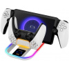 Dobíjacia stanica iPega P5P11 Charger Dock s RGB 2v1 pre Playstation Portal Remote Player a PS5 Ovládač White (PG-P5P11)