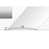 Effector Prechodový profil A73 STRIEBRO 2m - kus - kus