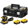 DeWalt DCW200P2 aku bezuhlíková vibračná brúska 18V 2x5,0Ah aku