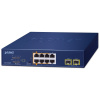 PLANET Technology Planet PoE switch 8x1Gb + 2xSFP 1Gb, PoE 180W, 2x 802.3bt + 4x 802.3at