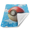 Sablio Deka pre bábätko Pokemon ball Obloha - 80x100 cm