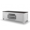 Buková komoda BENETTO WHITE K06W TV stolek Barevné provedení: Bílá - dub