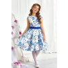 Fashionkids Dievčenské šaty CARA M/446 Farba: Kvetinková/tm.modrá, Veľkosť: 128
