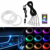 LED pásy USB – LED OSVETLENIE LED diódy interiéru auta Páska kabíny auta