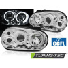 PREDNÉ SVETLÁ ANGEL EYES CCFL CHROM pre VW GOLF 4 09.97-09.03