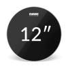 Evans Black Chrome Priemer blany: 12