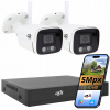 Súprava na monitorovanie DVS SÚPRAVA 2 WIFI KAMIER TUBY 5MPX MONITOROVANIE NA DOMOV