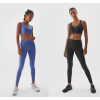 4F new collection: Dámske tréningové legíny s vysokým pásom TFTIF277 38 fialovomodrá