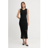 Šaty Dkny čierna farba, maxi, priliehavé, P5EUAX20 S