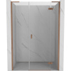 Mexen Mist-H L sprchové dvere otočné pravé 120 cm, transparentné, brúsená meď - 8A5L-120-001-65-00-P
