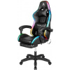 Herné kreslo KRUGER & MATZ GX-150 Warrior RGB čierne