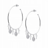 Náušnice Kolesá 925 sterling Silver BERYL Kríž Medailón HIT (Náušnice Kolesá 925 sterling Silver BERYL Kríž Medailón HIT)