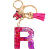 Kľúčenka Abeceda R/Ružová/Motýľ