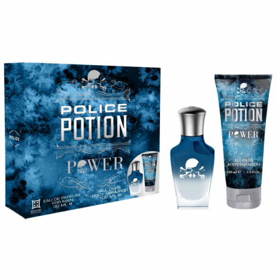 Police Potion Power, SET: Parfumovaná voda 30ml + Sprchový gél 100ml pre mužov