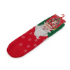 Dámske / dievčenské vianočné ponožky - červená Santa