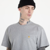 Tričko Carhartt WIP S/S Chase T-Shirt Grey Heather/ Gold XXL XXL
