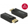 DeLOCK - Video adaptér - DisplayPort / HDMI - DisplayPort (M) do HDMI (F) - černá 65573