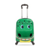 Dětský kufr TUCCI 3D Baby Dino - zelená - 28 L