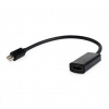 GEMBIRD Kabel red. miniDisplayport na HDMI, M/F, černá A-mDPM-HDMIF-02