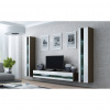 Cama Meble Obývačka VIGO NEW 3, latte mat/biely lesk