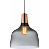 Závesná lampa Mira dymová