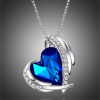 Éternelle Náhrdelník Swarovski Elements Amorita Sapphire Blue NH2131-SN6000A(9) Modrá 45 cm + 5 cm (prodloužení)