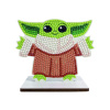 Diamantové maľovanie postava Star Wars Baby Yoda - 3 ks
