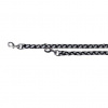Trixie Vodítko reflexné S-M: 2m/ø 12 mm, černá