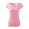 Dámske bavlnené tričko Malfini Pure 122 - veľkosť: XXL, farba: ružová