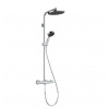Hansgrohe Activera S - Sprchový set s termostatom, priemer 24 cm, 2 prúdy, EcoSmart, chróm 28078000