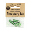 Súprava bezdušových ventilov Peaty's X Chris King MK2 Acessory Kit emerald