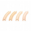 Bigjigs Rail Dlhé kruhové koľaje 17cm 4ks