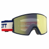 Scott Lyžařské brýle Scott REACT (beige/blue/yellow chrome)