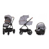 Chipolino Prestige 3v1 multifunkčný kočík - Cloud grey